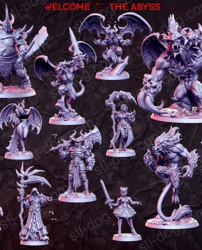 欢迎来到深渊（Welcome to the Abyss）3D打印图纸